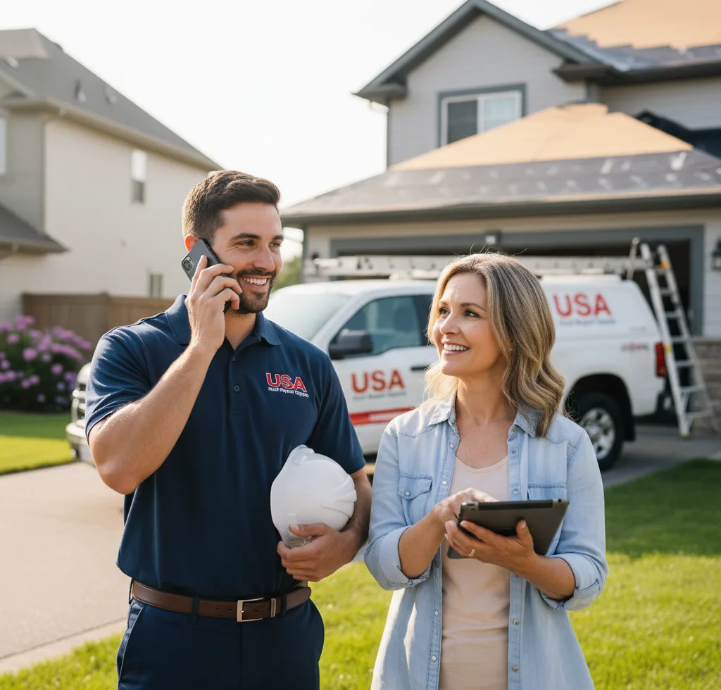 USA Roof Repair Experts customer support in Jackman